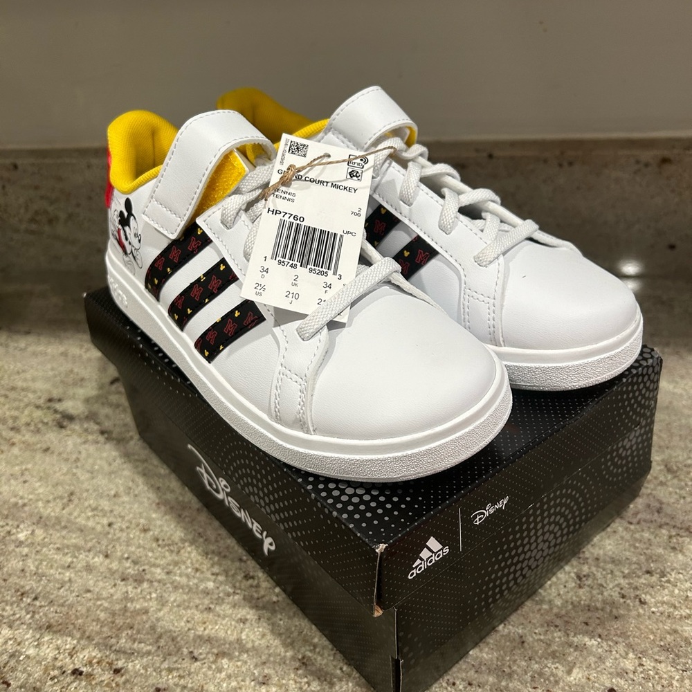 Adidas X Grand Court Mickey Sneakers